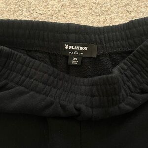 PLAYBOY Bunny Black Comfort Shorts